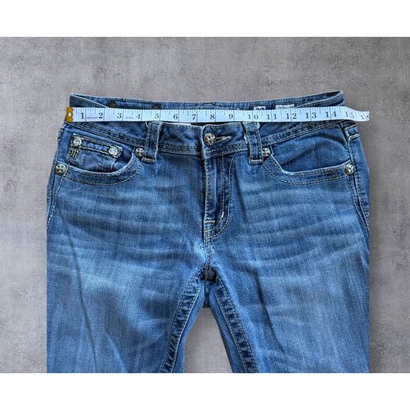 Vintage Miss Me Jeans Y2K Boot Cut Denim Embellished Pockets Women’s Size 29 - Picture 8 of 16